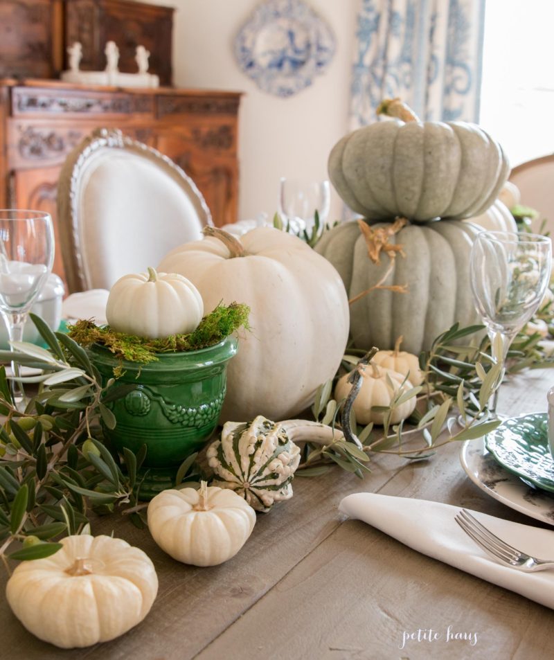 How to Style a Fall Table with Non-Traditional Colors and a Blog Hop ...