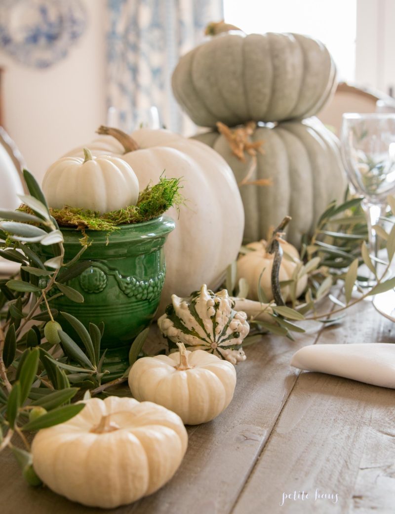 How to Style a Fall Table with Non-Traditional Colors and a Blog Hop ...