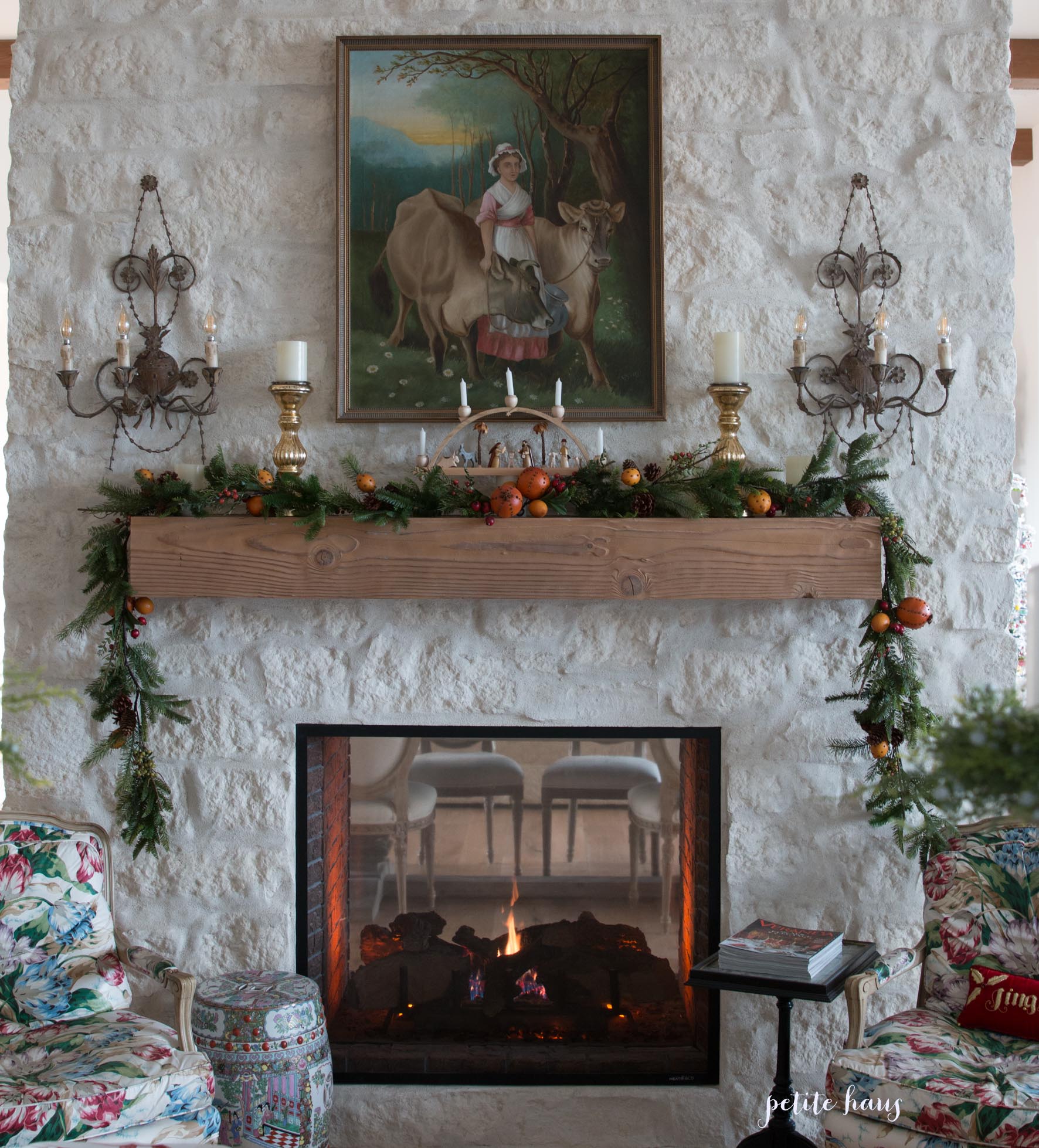 Farmhouse Christmas Home Tour - Petite Haus