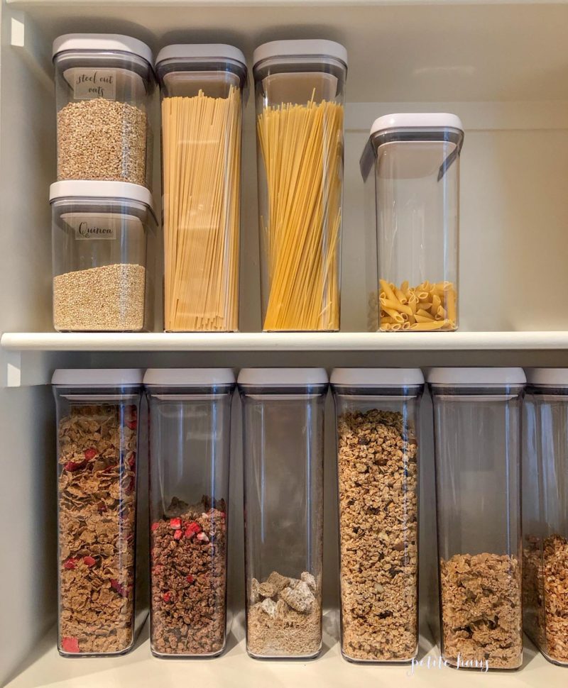 Pantry Organization Ideas and DIY Pantry Labels - Petite Haus