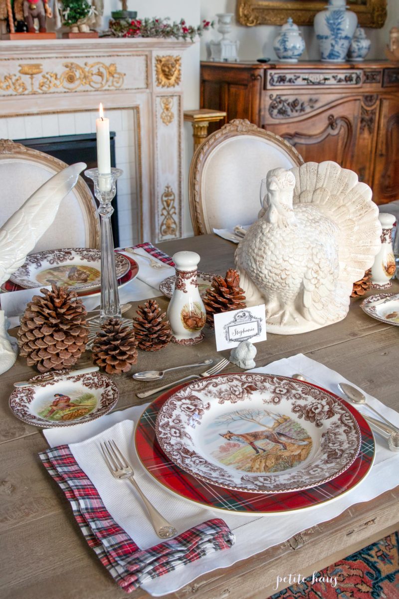 A Tartan Thanksgiving Table – Petite Haus