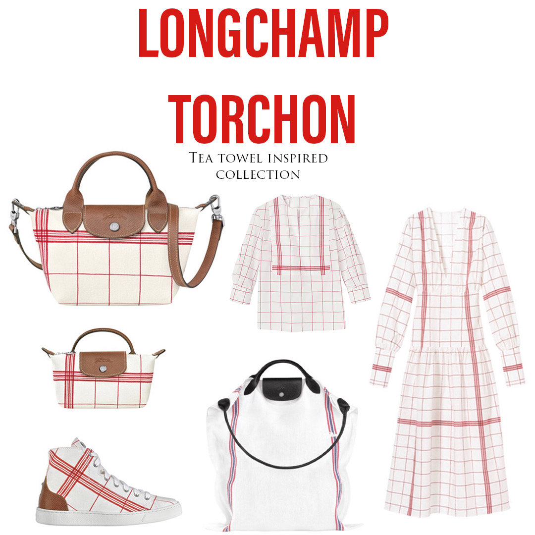 Longchamp turns a humble tea towel into a charming everyday bag